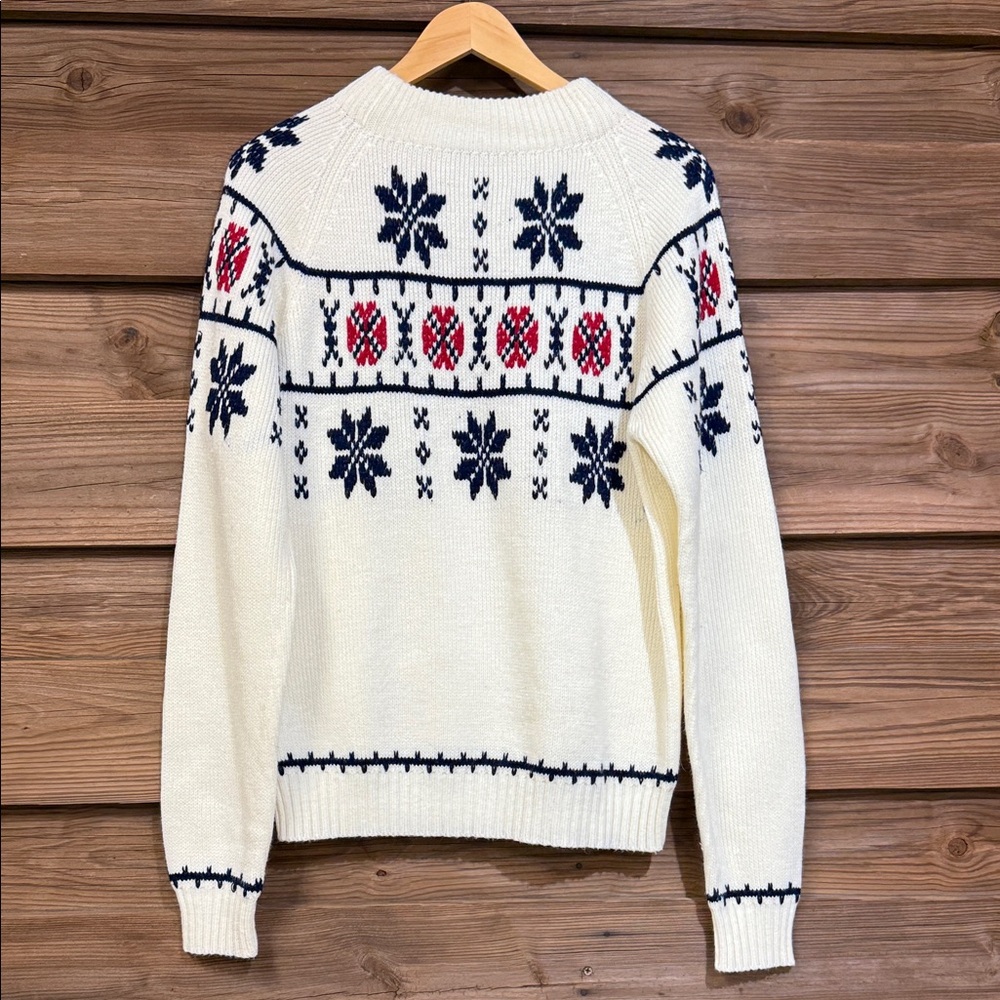 70s JC Penny Nordic Snowflake Sweater